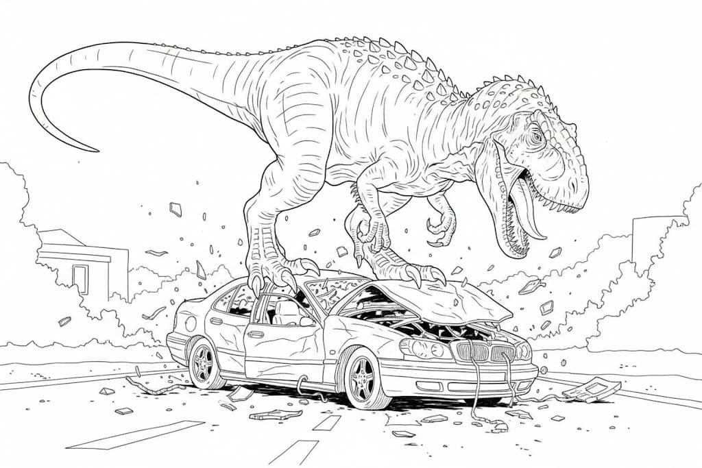 Indominus Rex kostenlos druckbare für Kinder