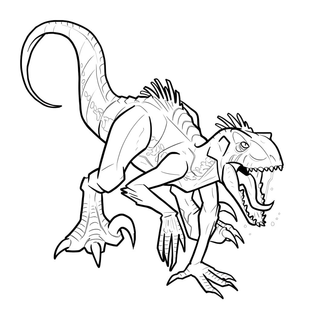 Indominus Rex kostenlos für Kinder