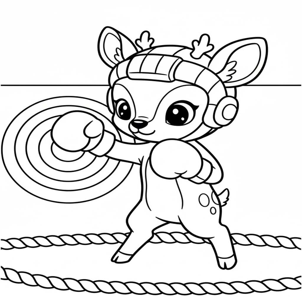 Kostenlos druckbare Rehkitz