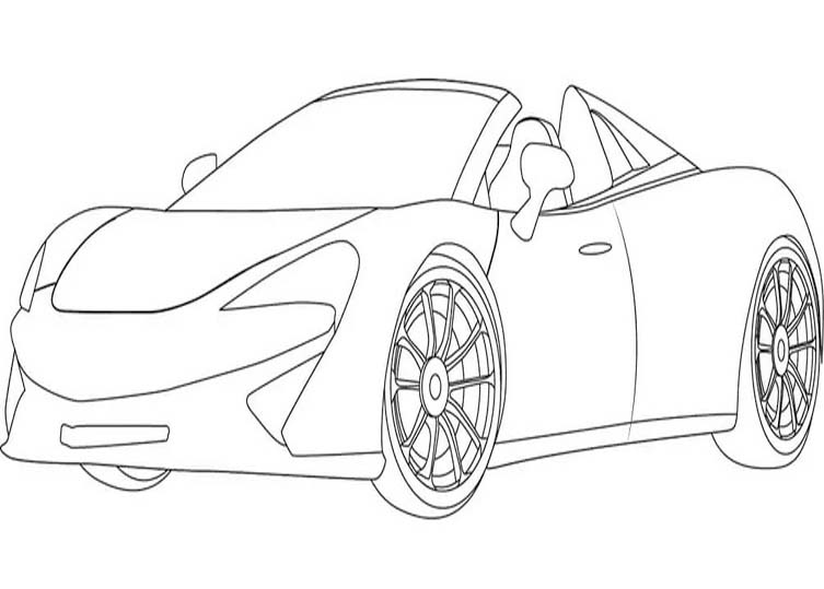 McLaren druckbare schlicht