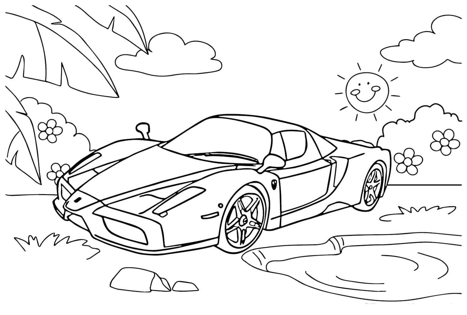 McLaren zum Ausdrucken für Kinder