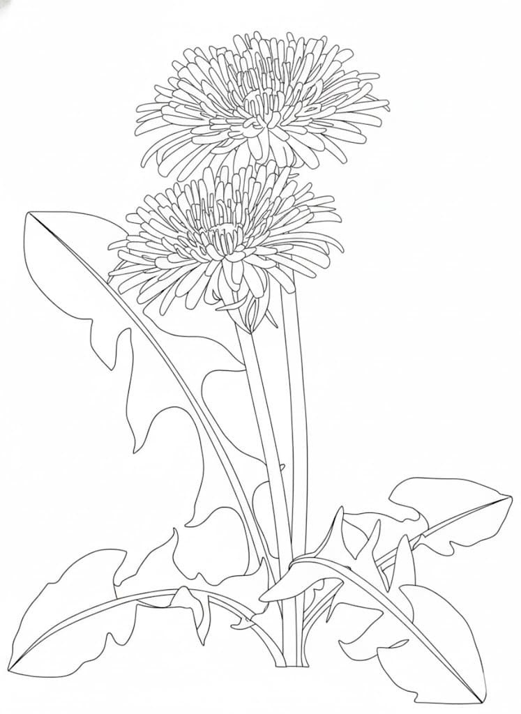 Pusteblume druckbare