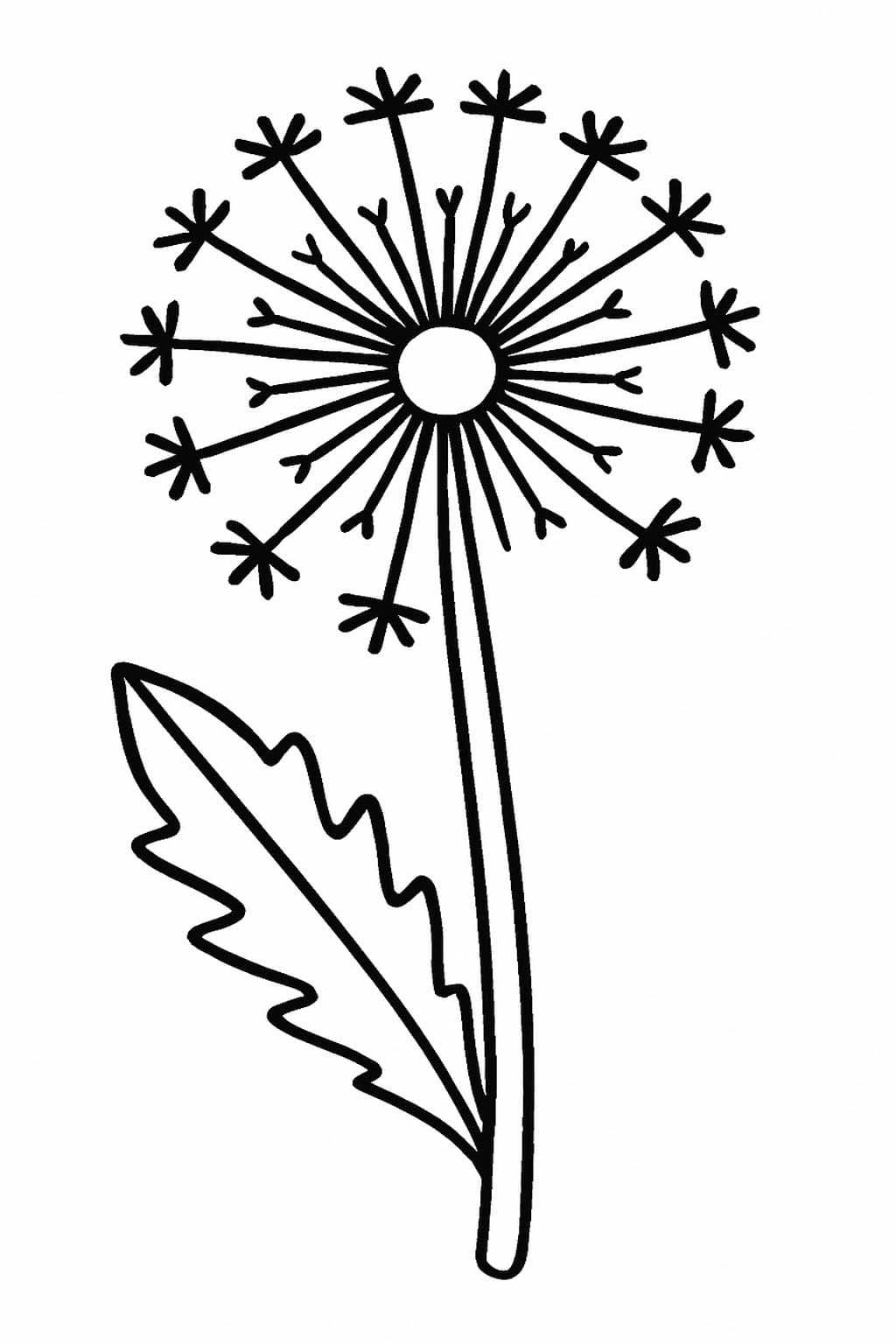 Pusteblume kostenlos druckbare einfach