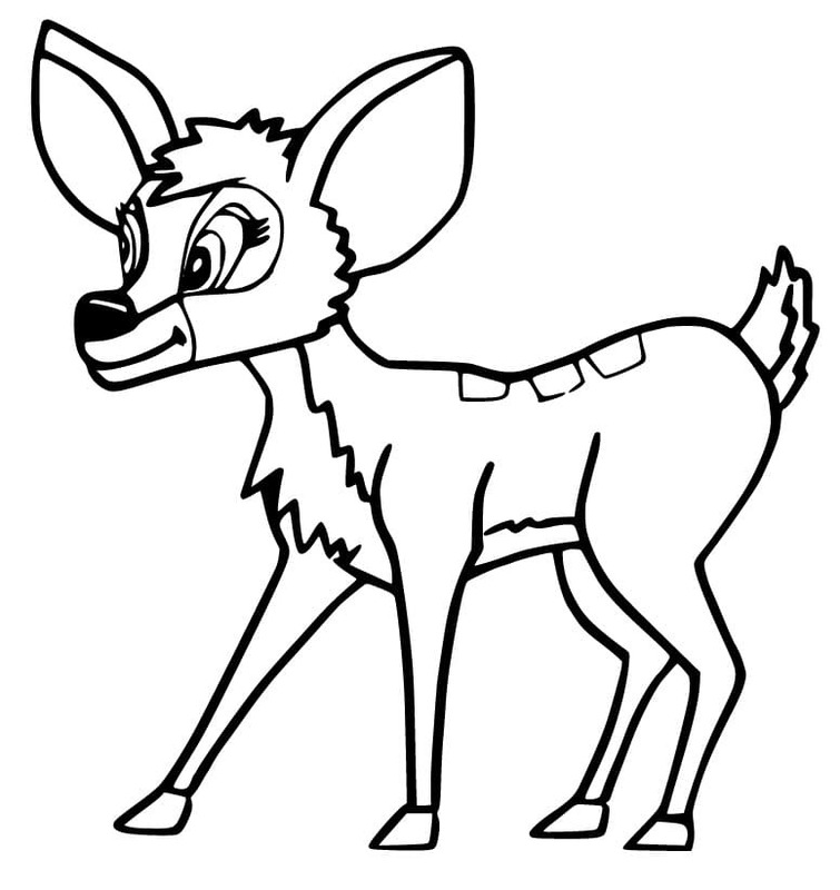 Rehkitz druckbare basisch