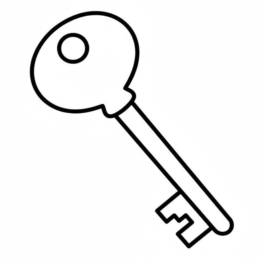 Schlüssel druckbare