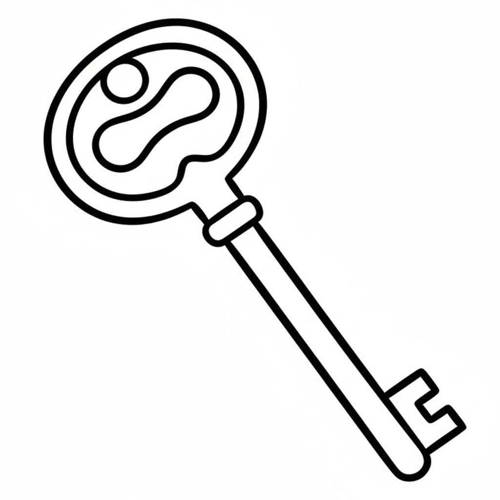 Schlüssel kostenlos druckbare