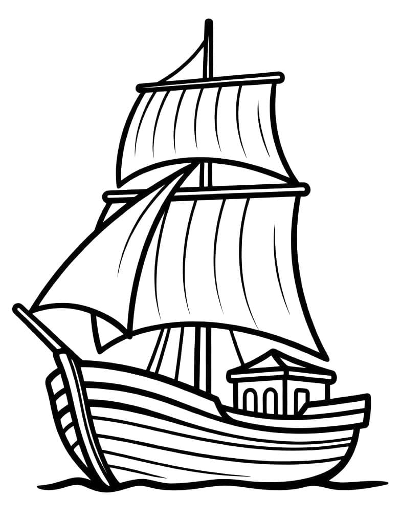 Segelschiff für Kinder