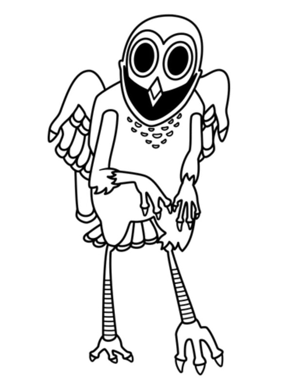 Zeichne 99 Nights in the Forest druckbare schlicht