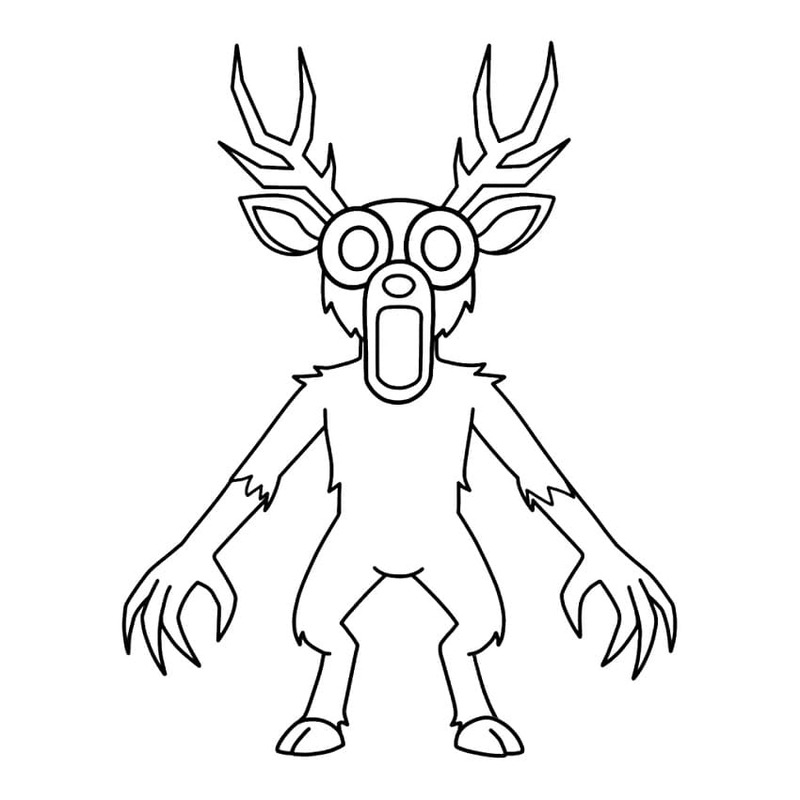 Zeichne 99 Nights in the Forest zum Ausdrucken für Kinder