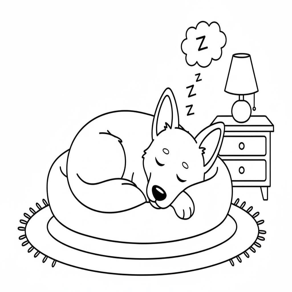 Zeichne Deutscher Schäferhund