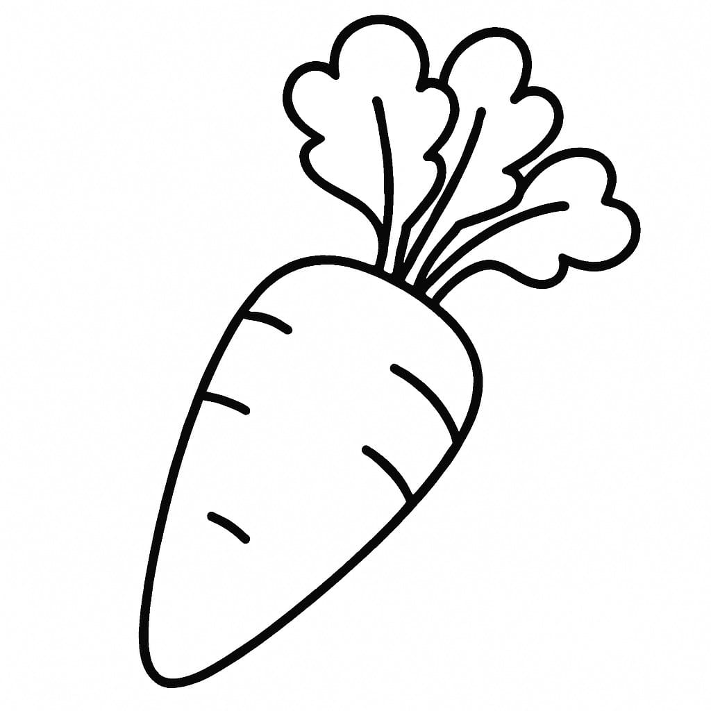 Zeichne Gemüse für Kinder