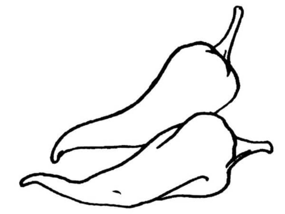 Zeichne Gemüse kostenlos druckbare