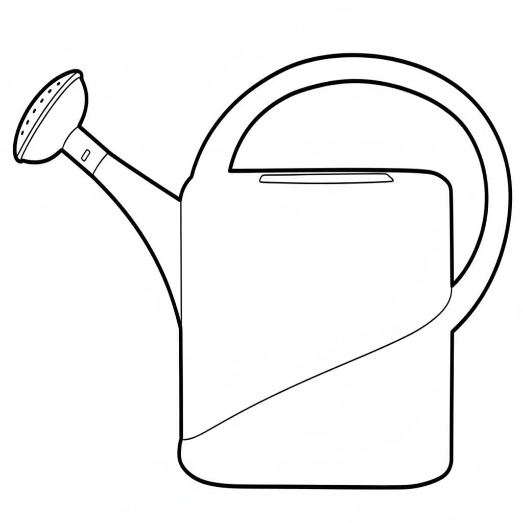 Zeichne Gießkanne