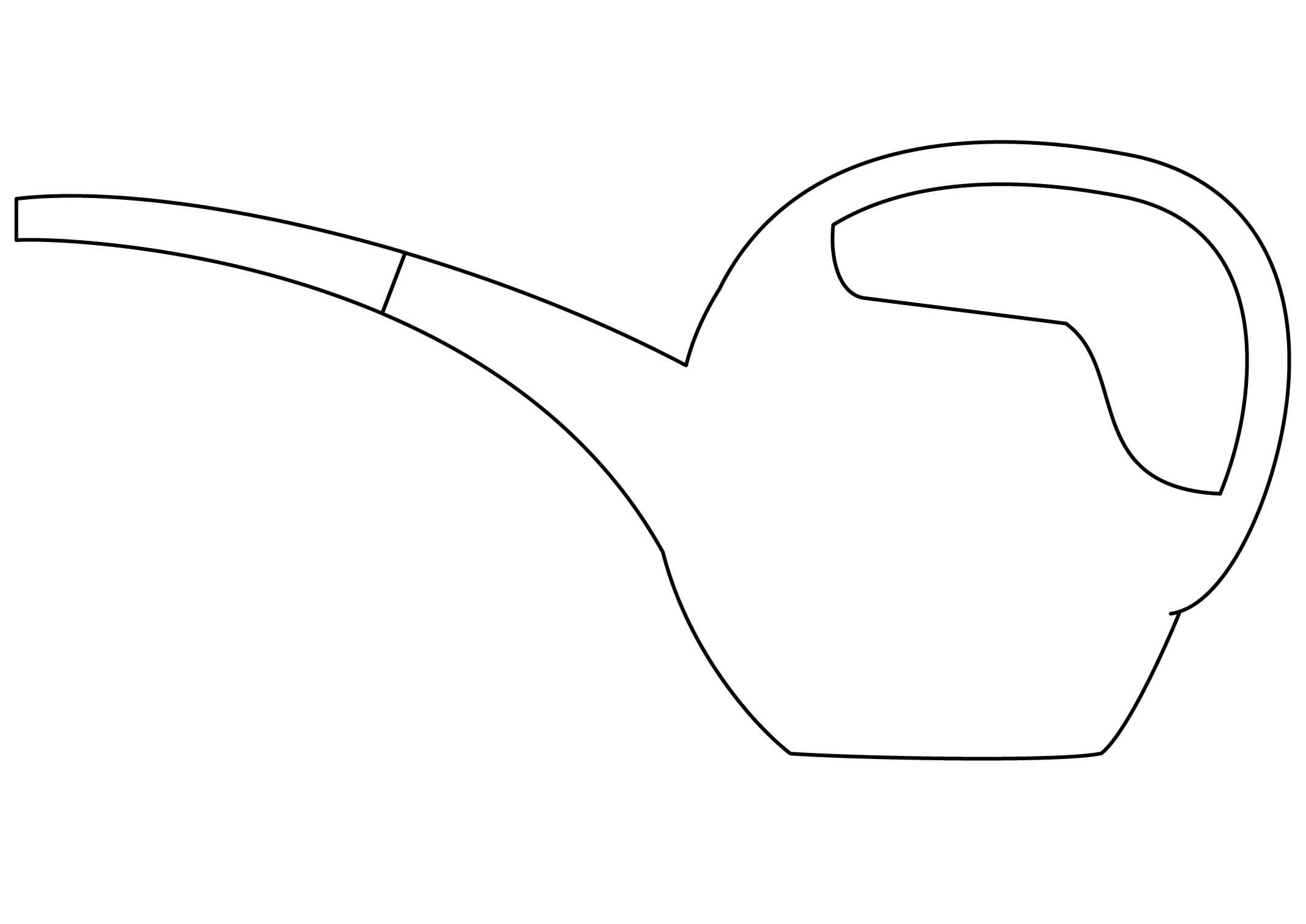 Zeichne Gießkanne kostenlos basisch