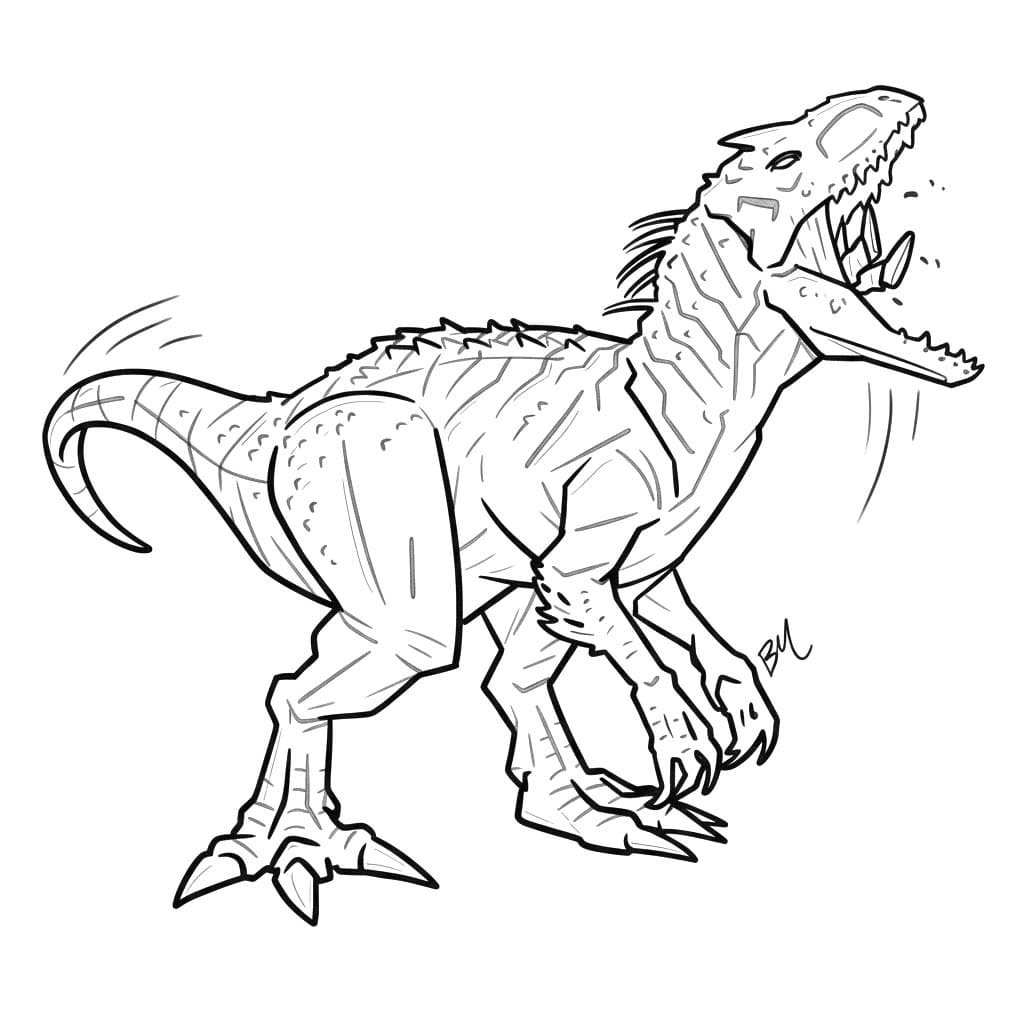 Zeichne Indominus Rex