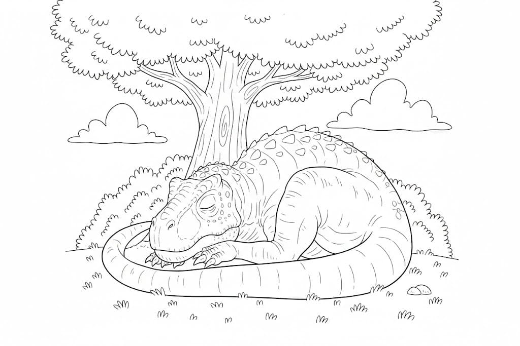 Zeichne Indominus Rex druckbare für Kinder