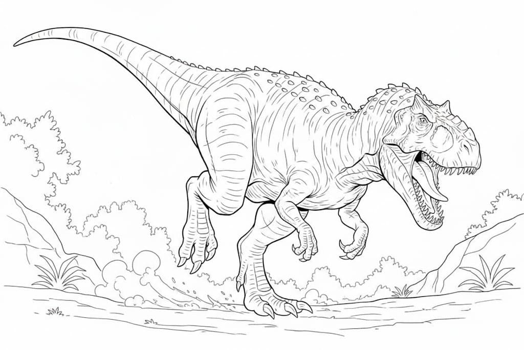 Indominus Rex coloring pages