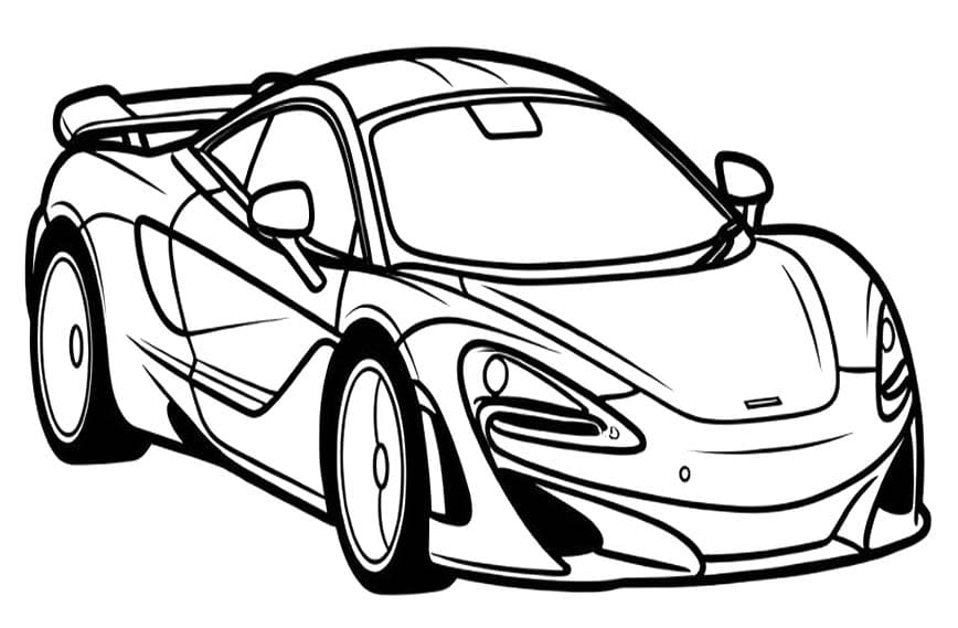 Zeichne McLaren druckbare