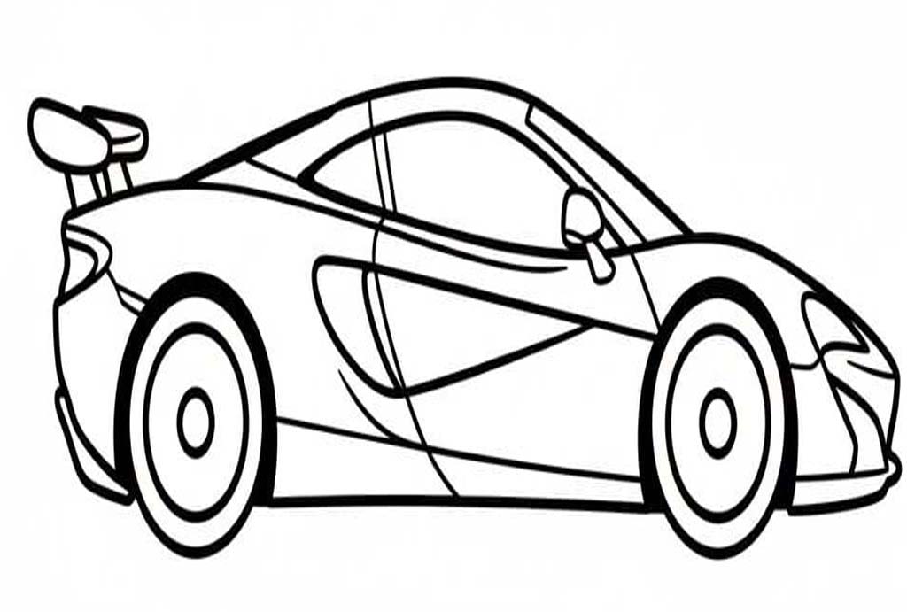 Zeichne McLaren druckbare für Kinder