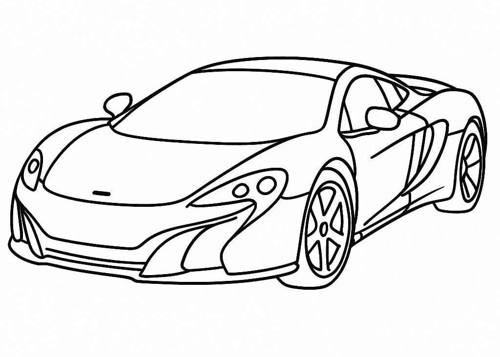 Zeichne McLaren kostenlos basisch