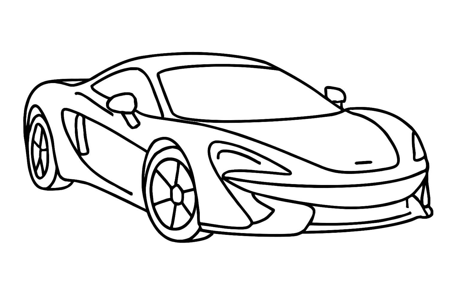 Zeichne McLaren kostenlos druckbare einfach