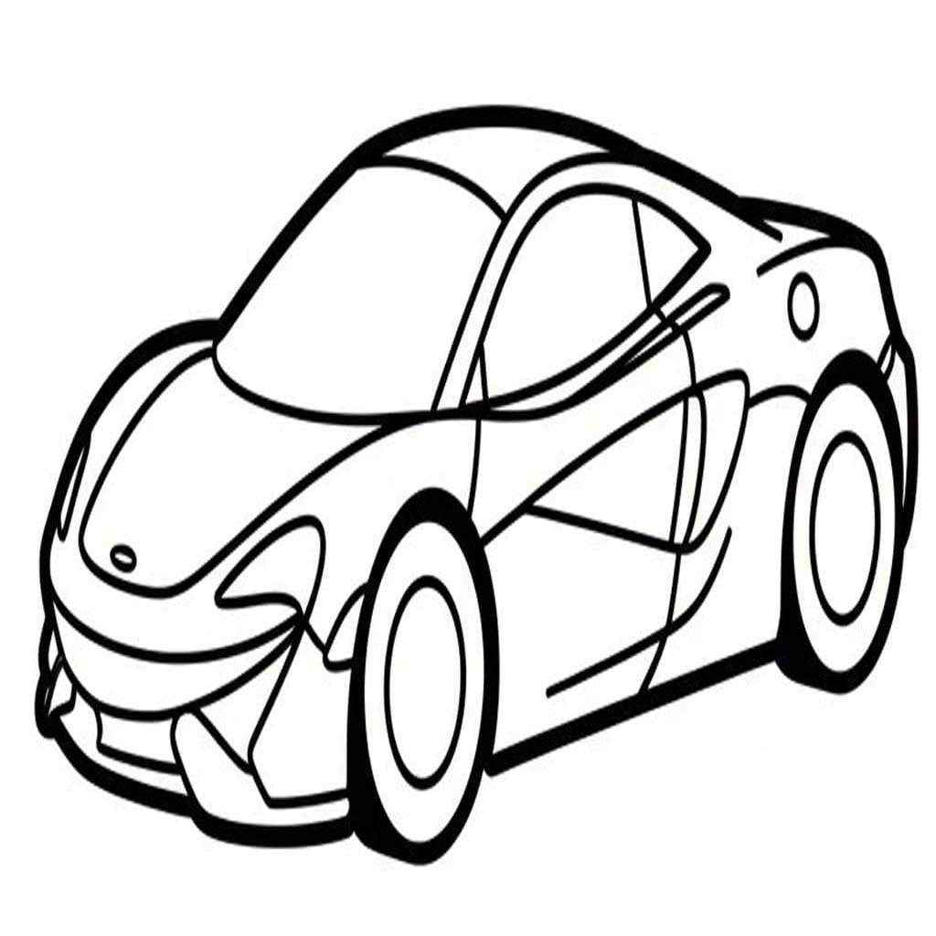 Zeichne McLaren kostenlos schlicht