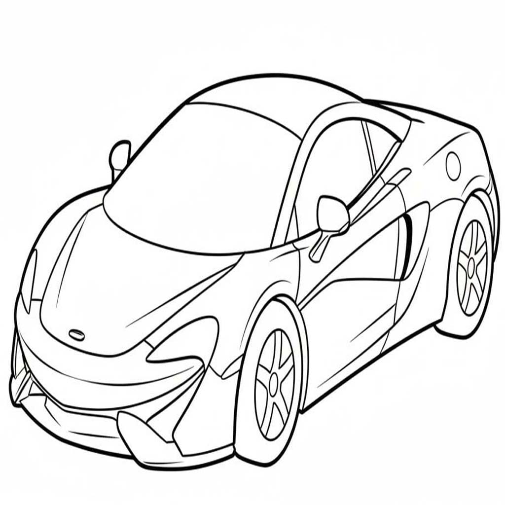 Zeichne McLaren schlicht