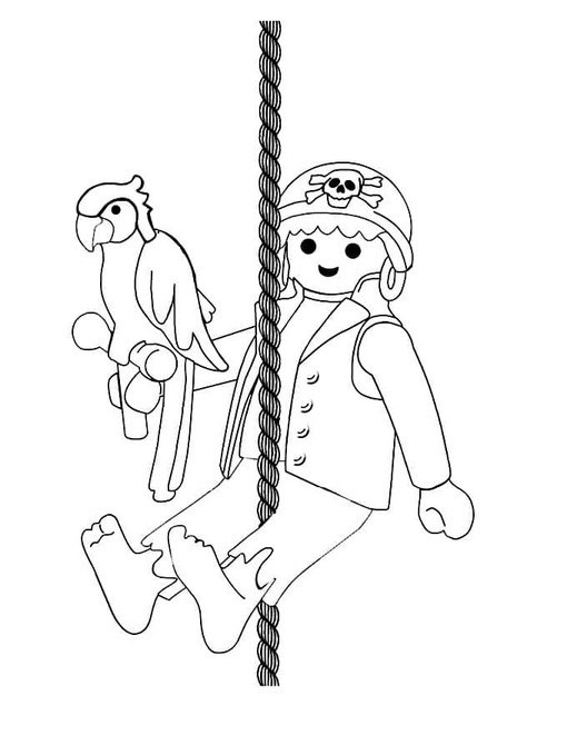 Zeichne Playmobil druckbare für Kinder