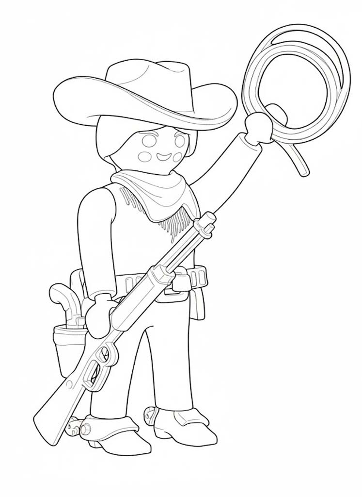 Zeichne Playmobil kostenlos