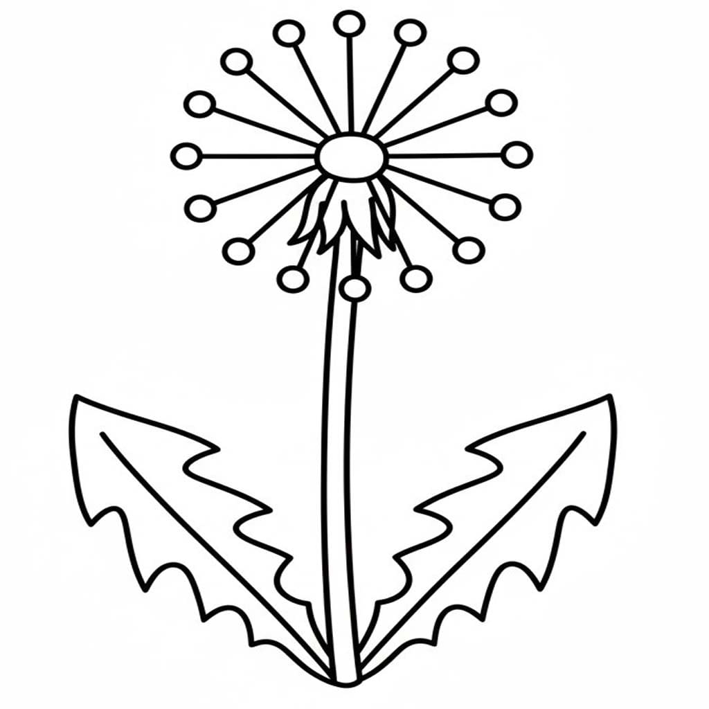 Coloriage Pusteblume