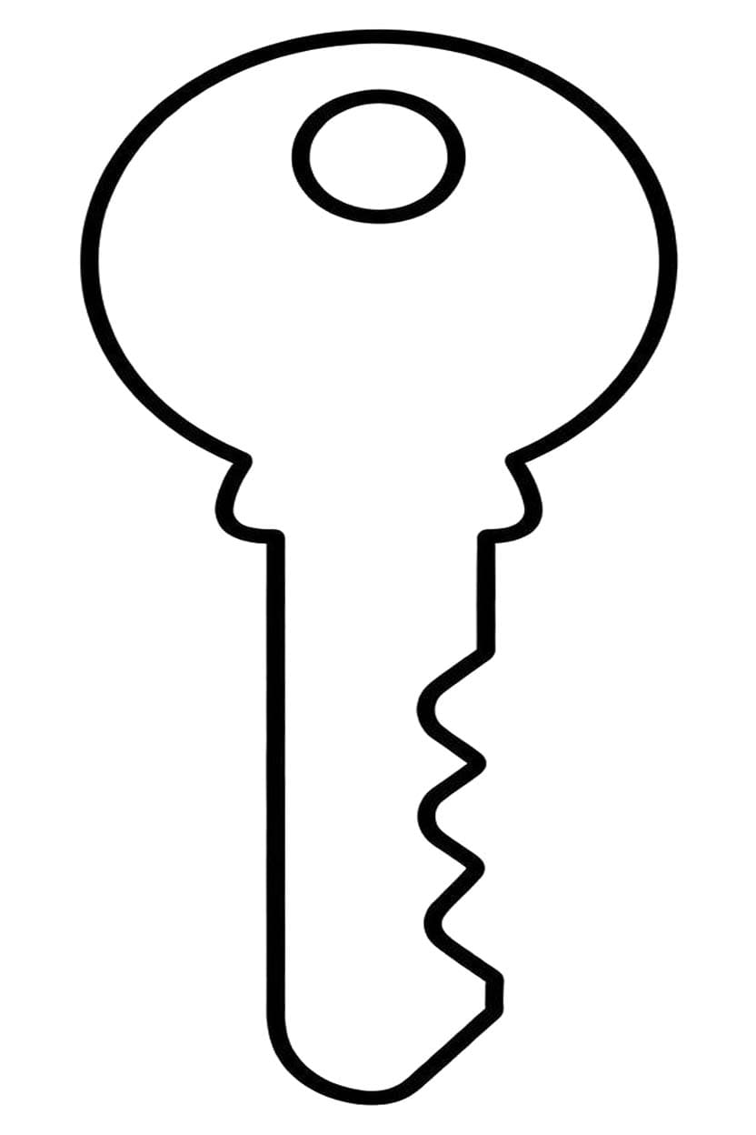 Zeichne Schlüssel einfach