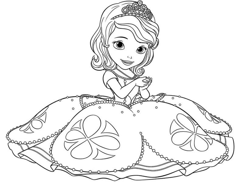 Sofia die Erste coloring pages