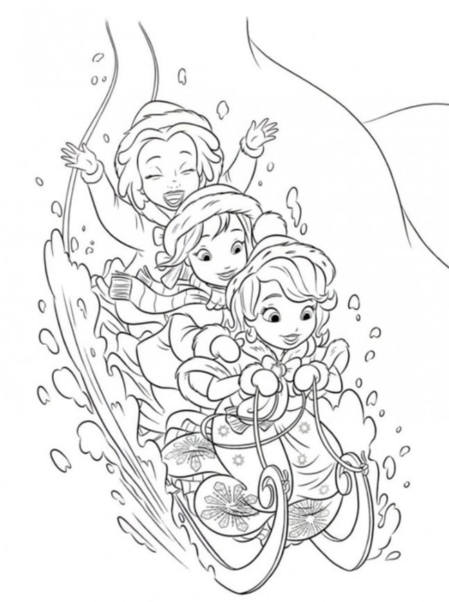 Zeichne Sofia die Erste kostenlos einfach