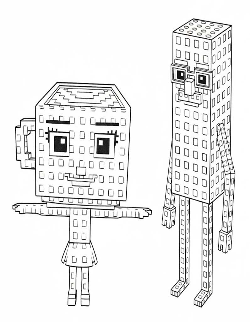 Zeichne Steal a Brainrot basisch