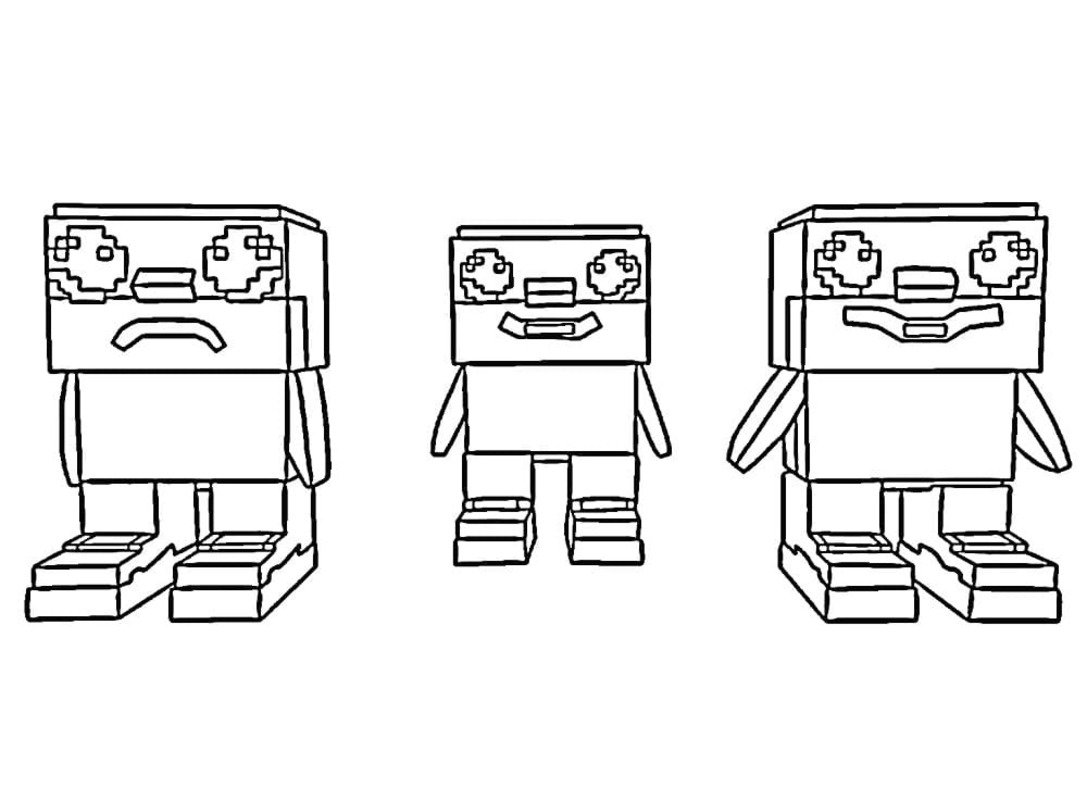 Zeichne Steal a Brainrot druckbare basisch