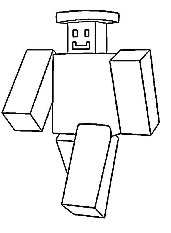 Zeichne Steal a Brainrot druckbare schlicht