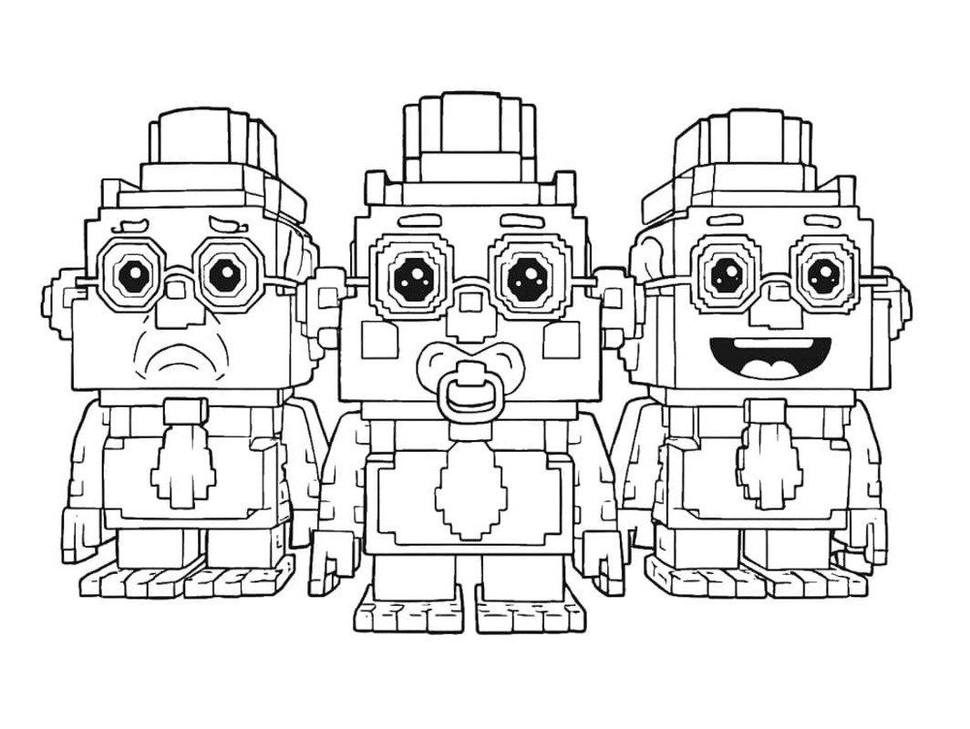 Steal a Brainrot coloring pages