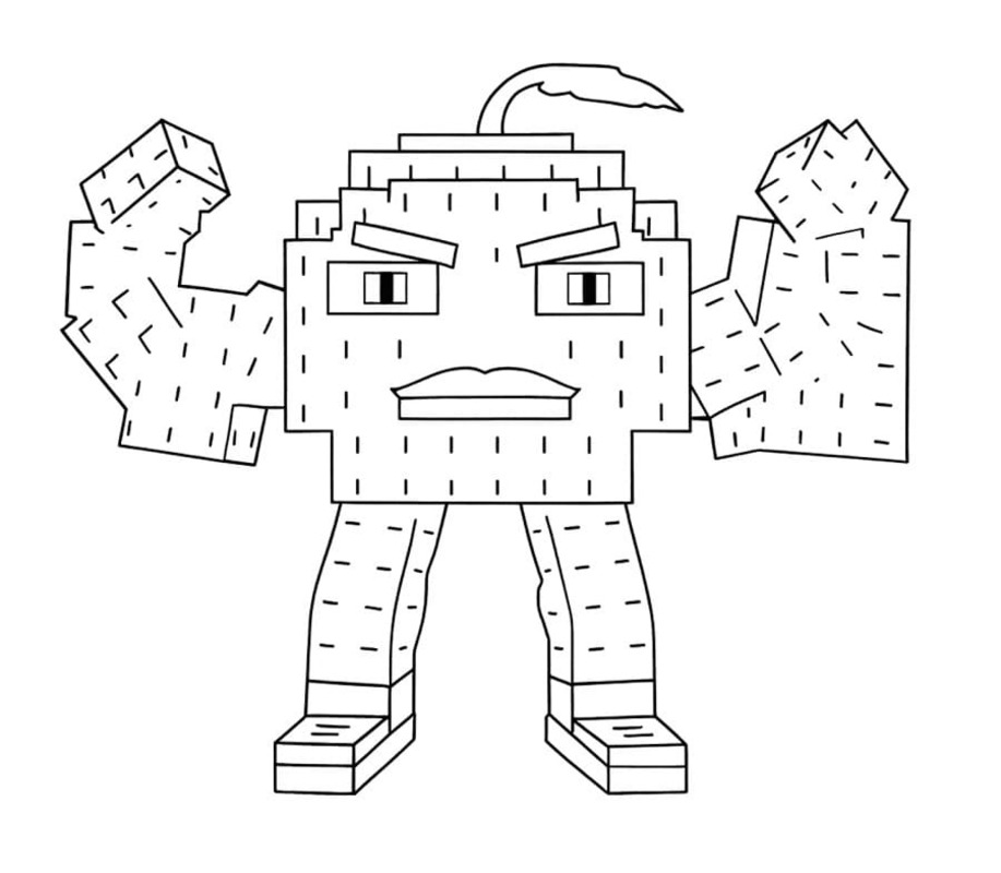 Zeichne Steal a Brainrot kostenlos druckbare basisch