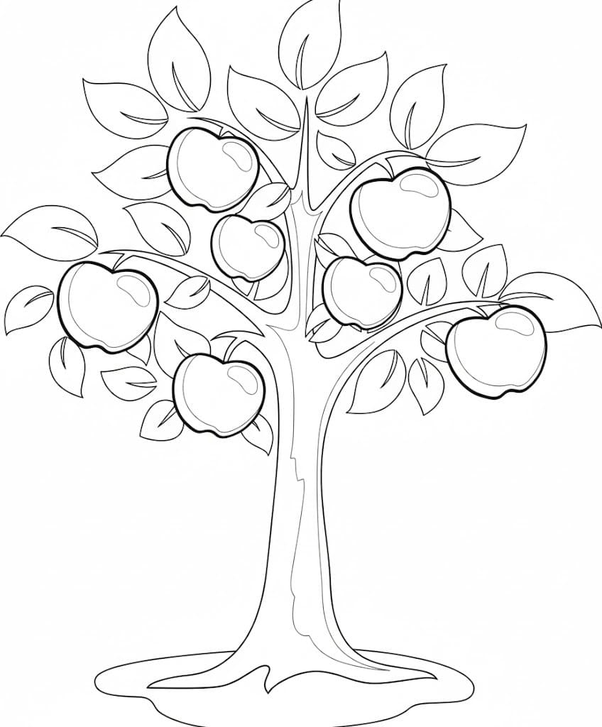 Apfelbaum kostenlos druckbare