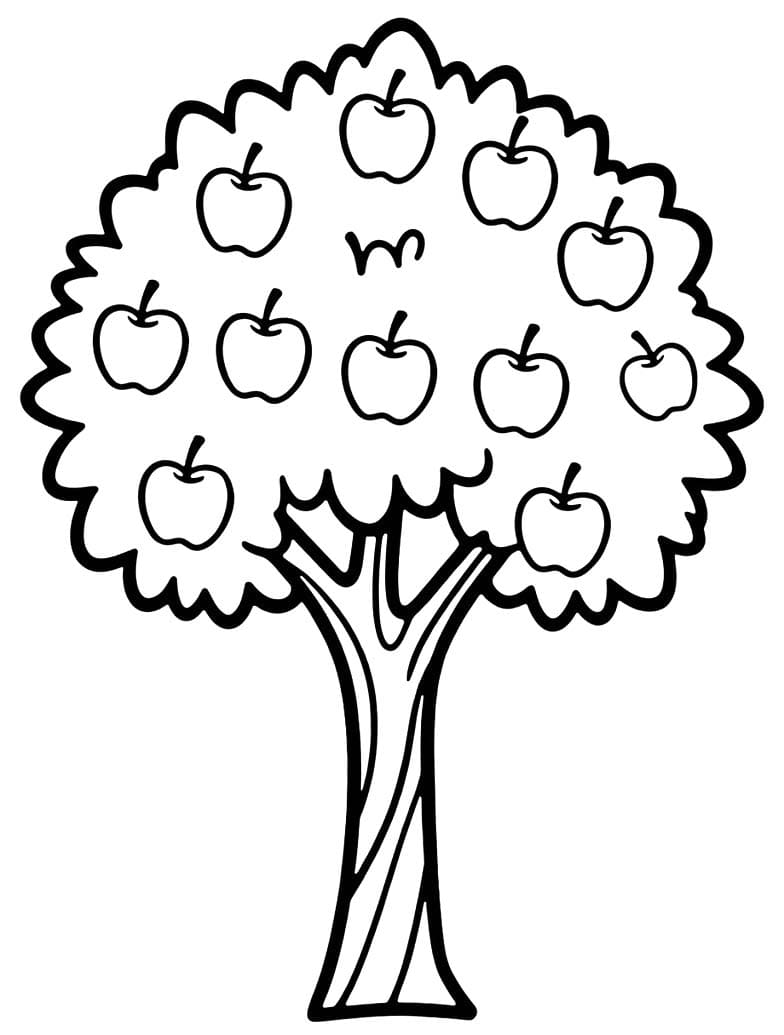 Apfelbaum kostenlos für Kinder