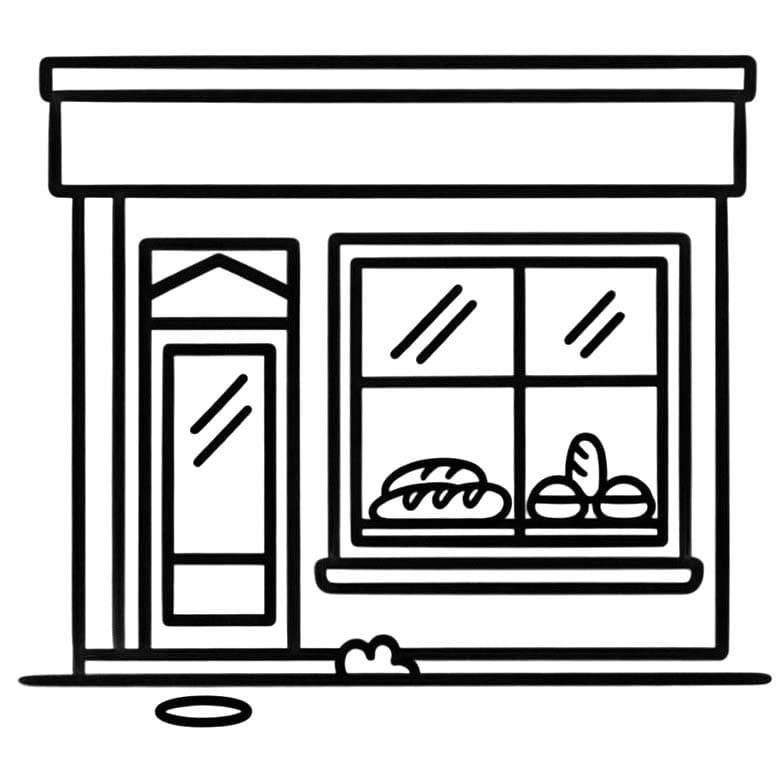 Bäckerei druckbare einfach