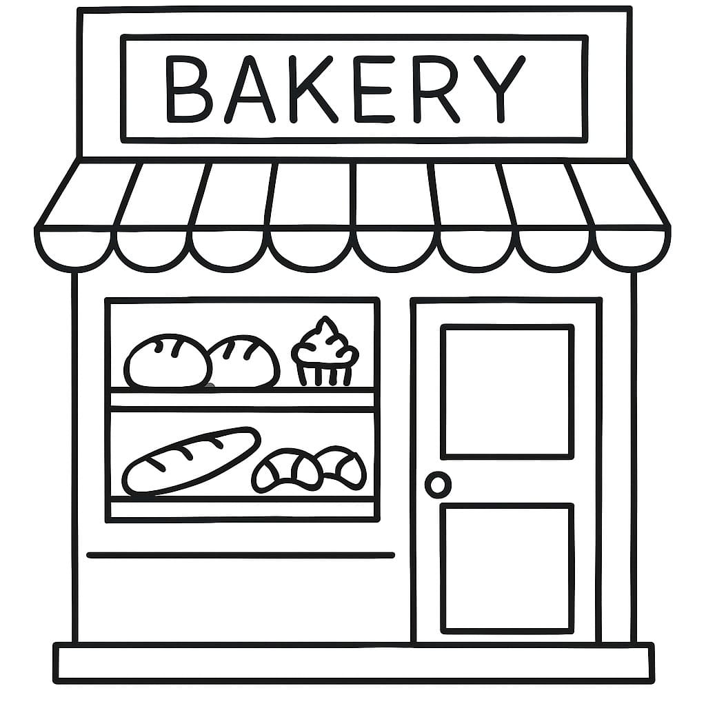 Bäckerei kostenlos druckbare einfach