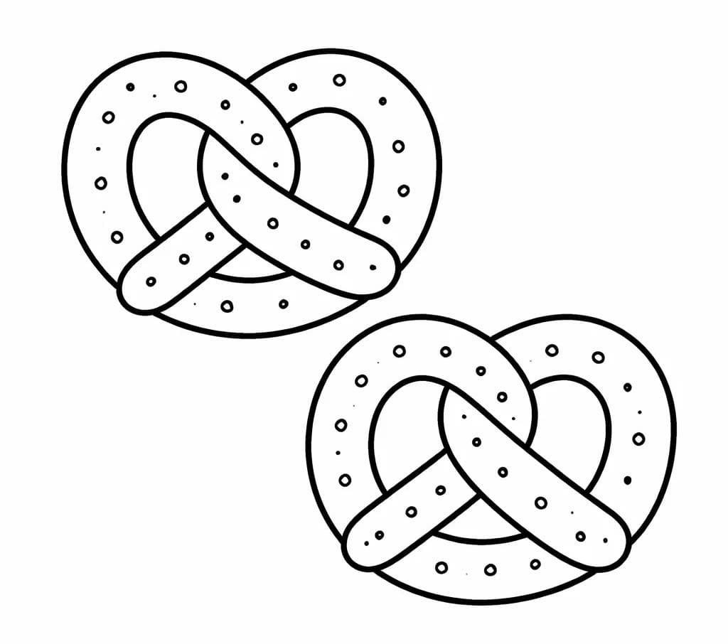 Brezel kostenlos druckbare basisch