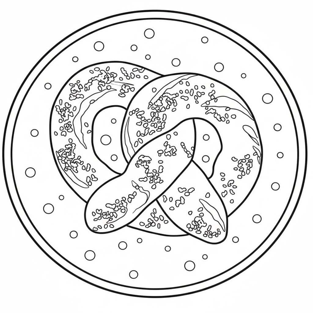 Brezel kostenlos druckbare einfach