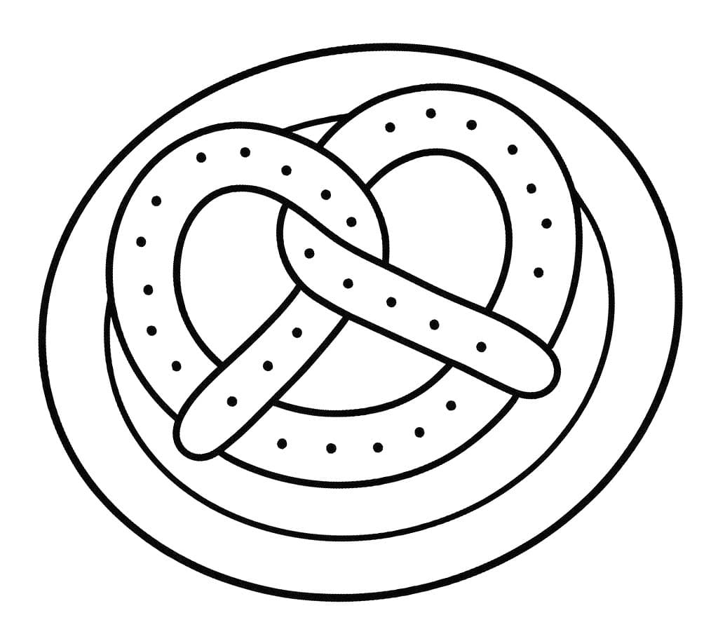 Brezel kostenlos schlicht