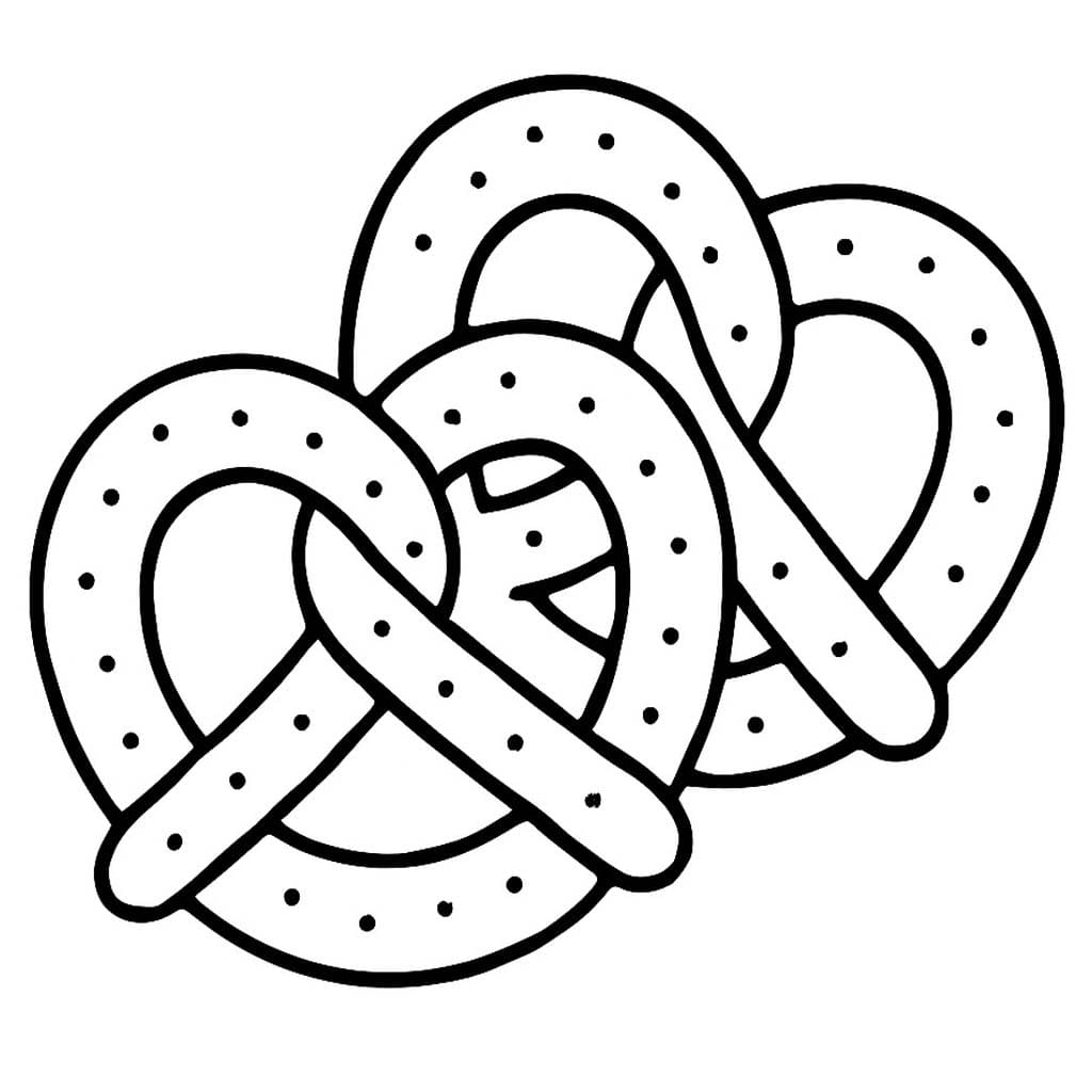 Brezel zum Ausdrucken für Kinder