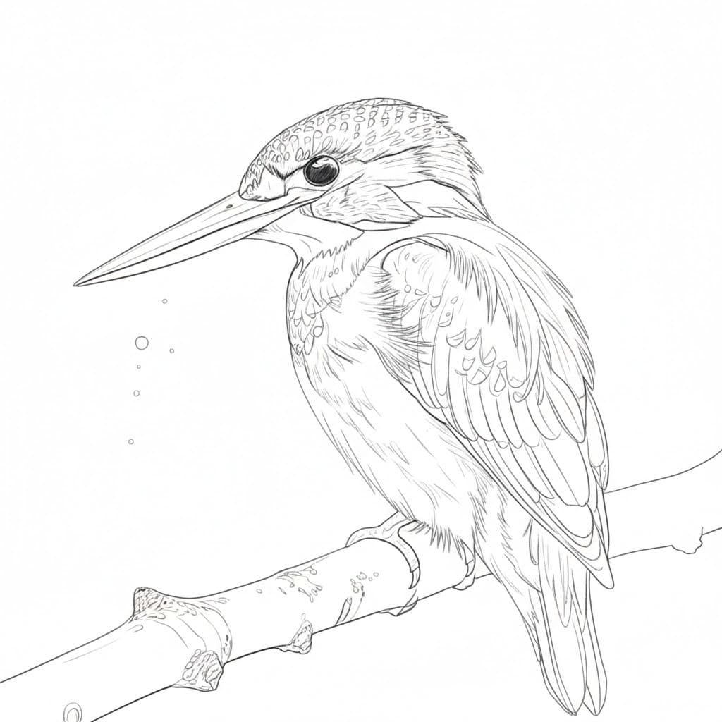 Eisvogel kostenlos druckbare einfach