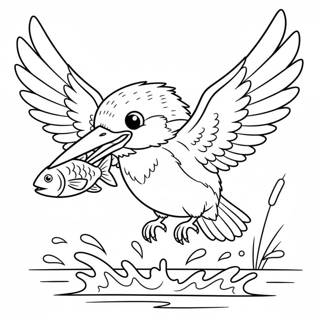 Eisvogel kostenlos druckbare schlicht