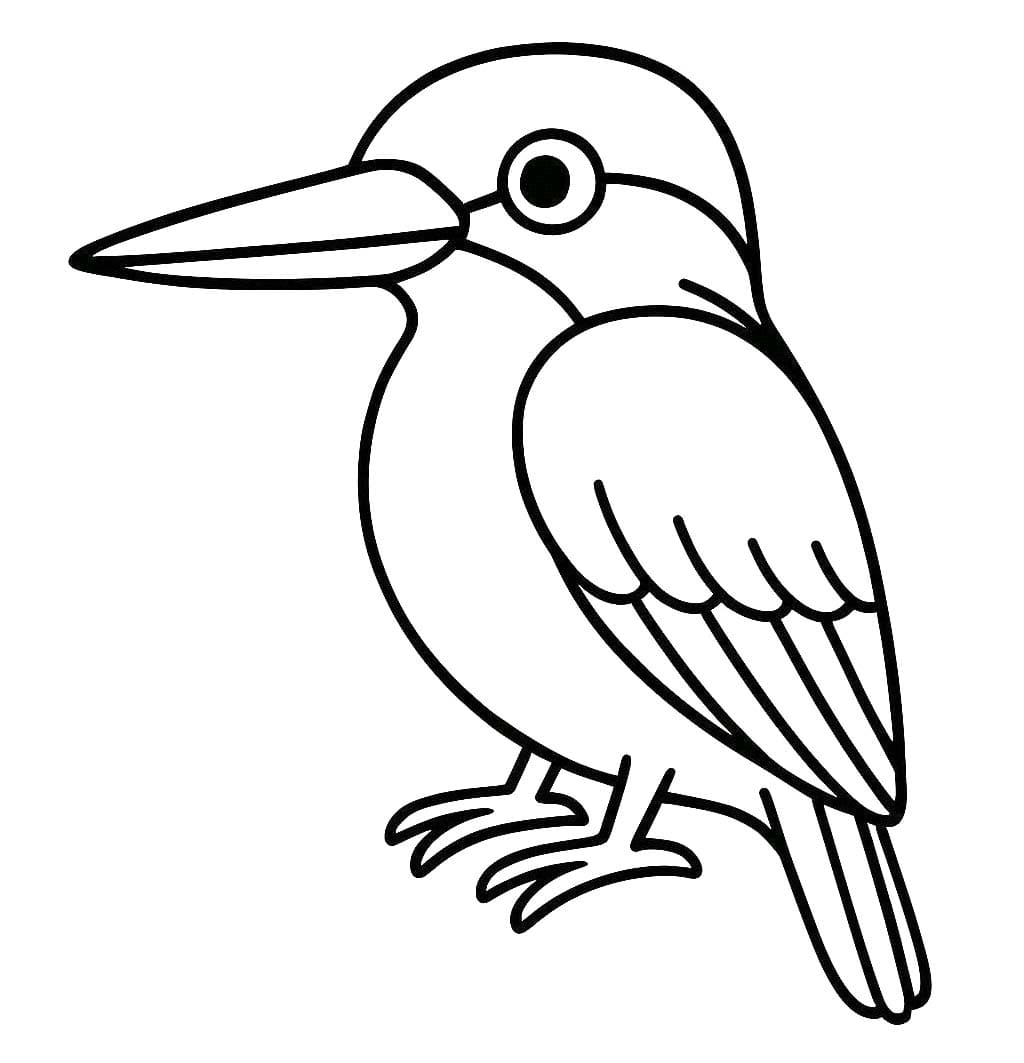 Eisvogel kostenlos für Kinder