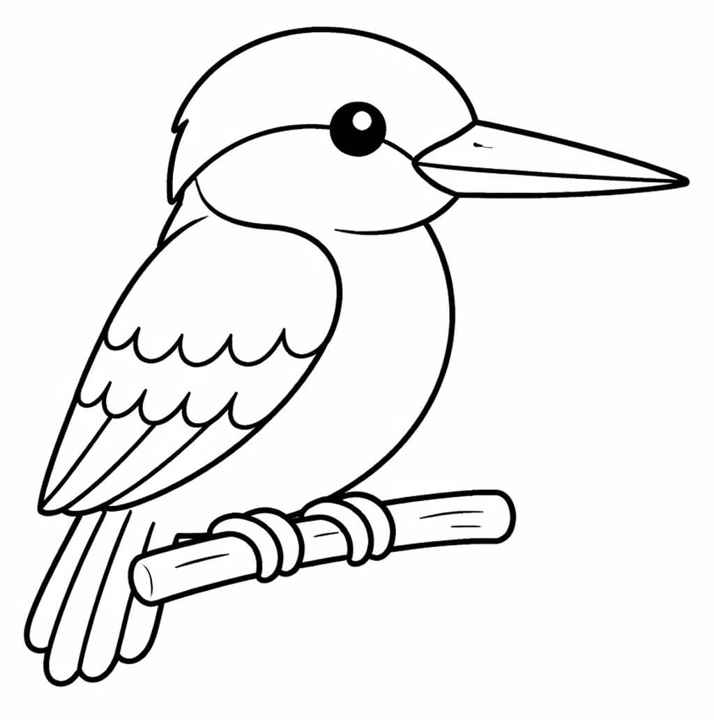 Eisvogel zum Ausdrucken für Kinder